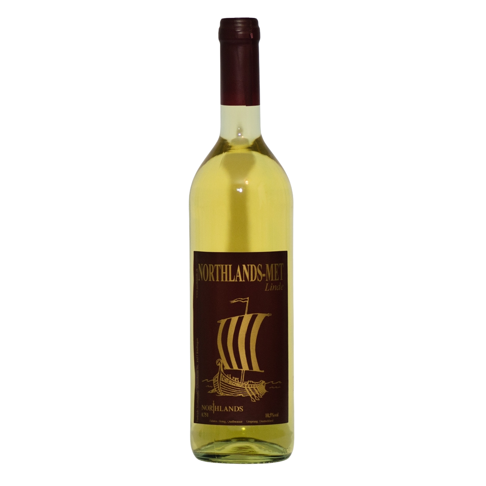 Northlands Met Lindenhonig 75cl – sortenreiner Honigwein aus Lindenblütenhonig, 10,5% vol, natürliche Restsüsse