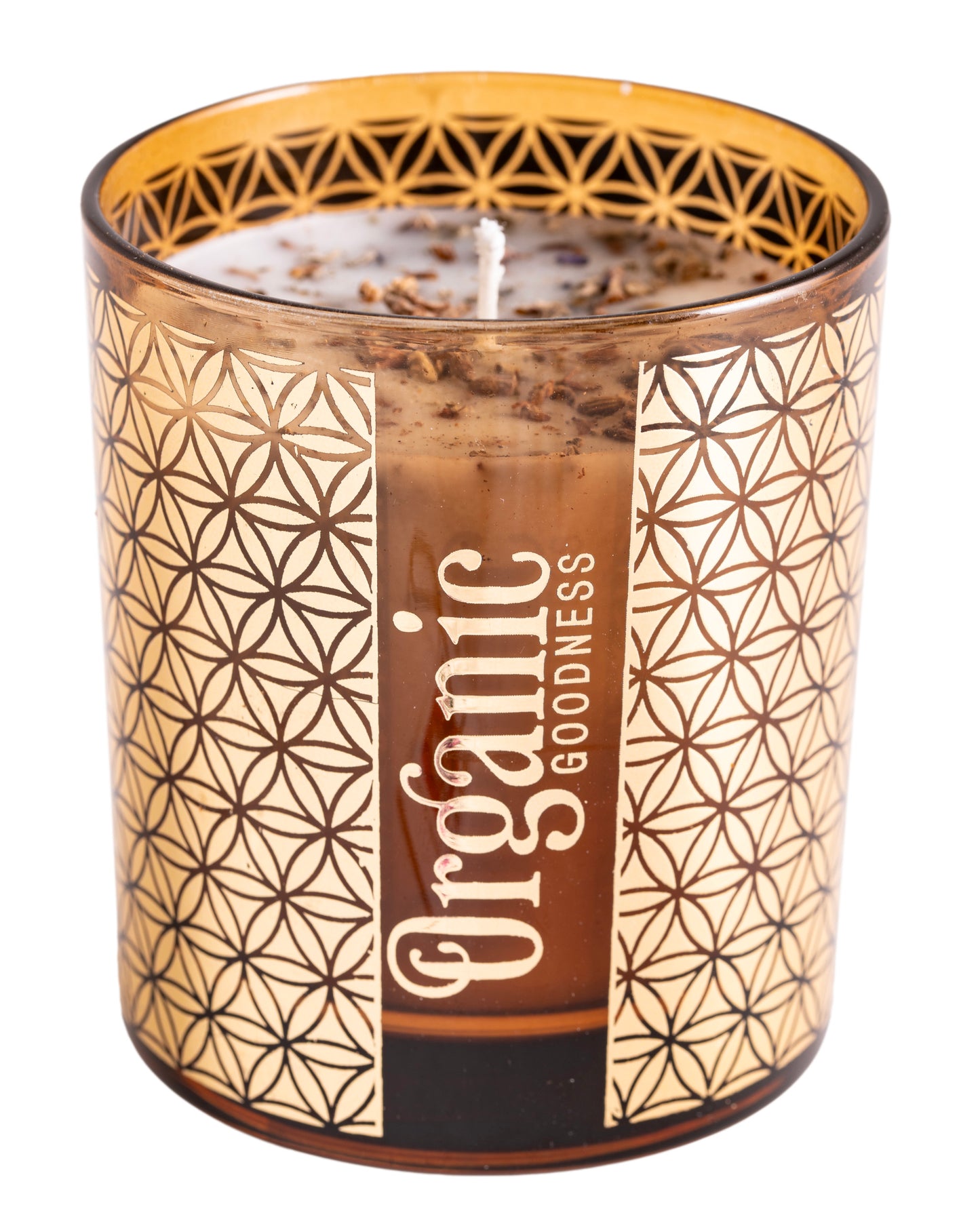 Organic Duftkerze Salbei und Lavendel – Sojawachs, 60h Brenndauer, harmonisierende Wirkung für Meditation und Ambiente