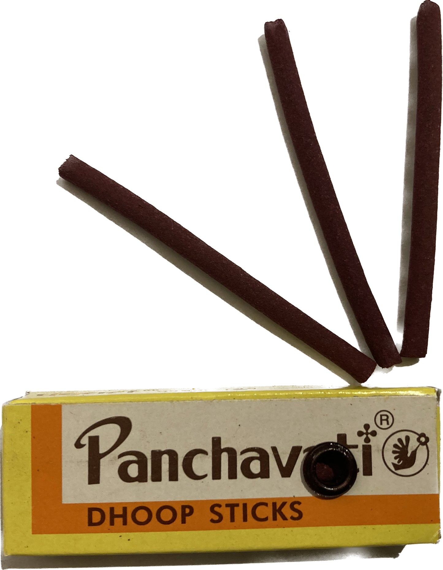 Detailbild Panchavati Mini – Nahaufnahme der reinen Räuchermasse und der Halterung in der Schachtel