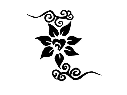 Jasmine‑Emblem von Paropakaram – florales Symbol für den Duft, stilisiert und klar dargestellt
