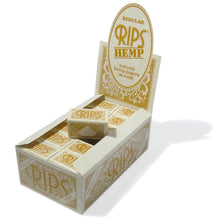 Rips Braun Regular Hemp – 100% Hanfpapier auf 6‑m Rolle, natürliche Gummi-Arabicum-Gummierung, 24‑Rollen Packung