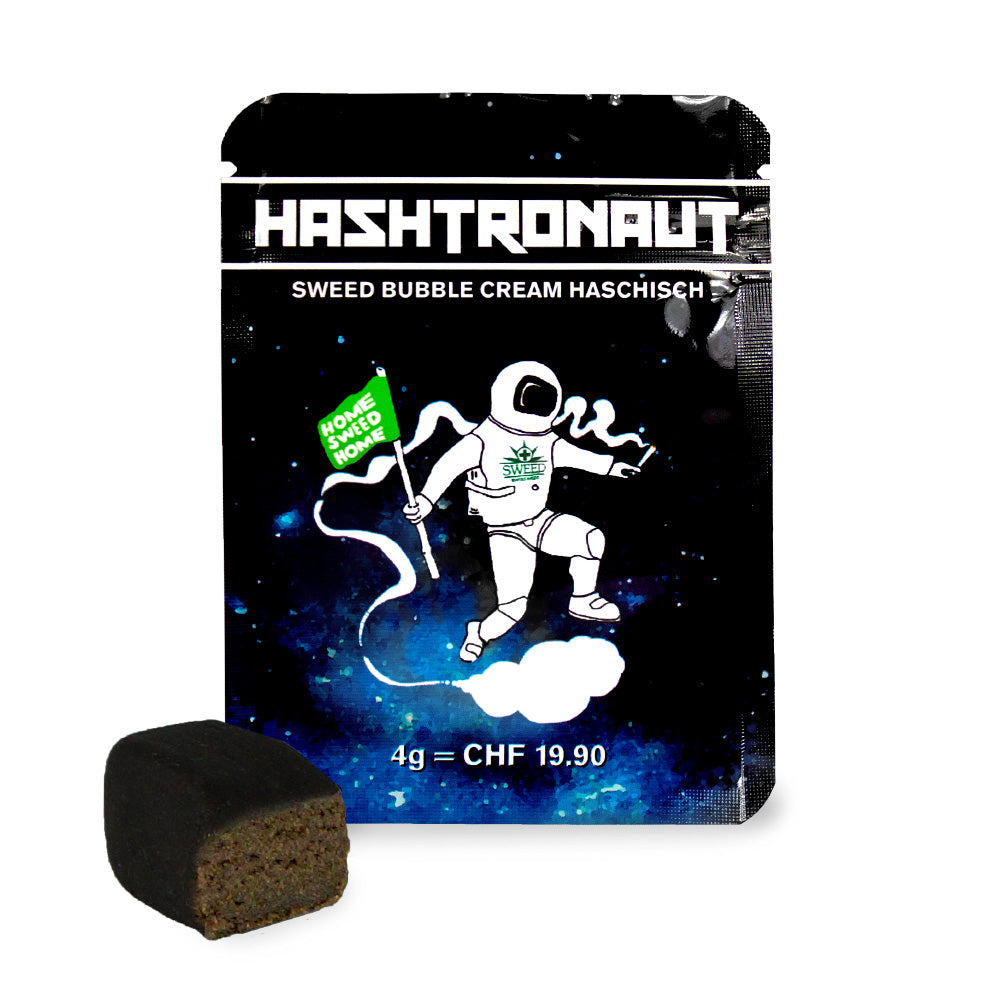 Sweed Hashtronaut Bubble Cream – süss-würziger Hasch im marokkanischen Stil, cremig-klebrig, ca. 35% CBD, 4g