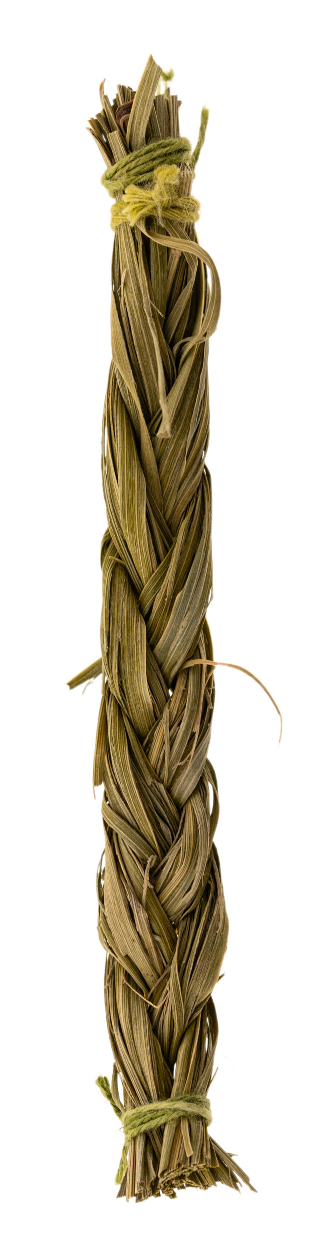 Sweetgrass Räucherzopf 10cm – traditionell geflochtenes Mariengras, süss-vanilliger Duft, reinigend und beruhigend