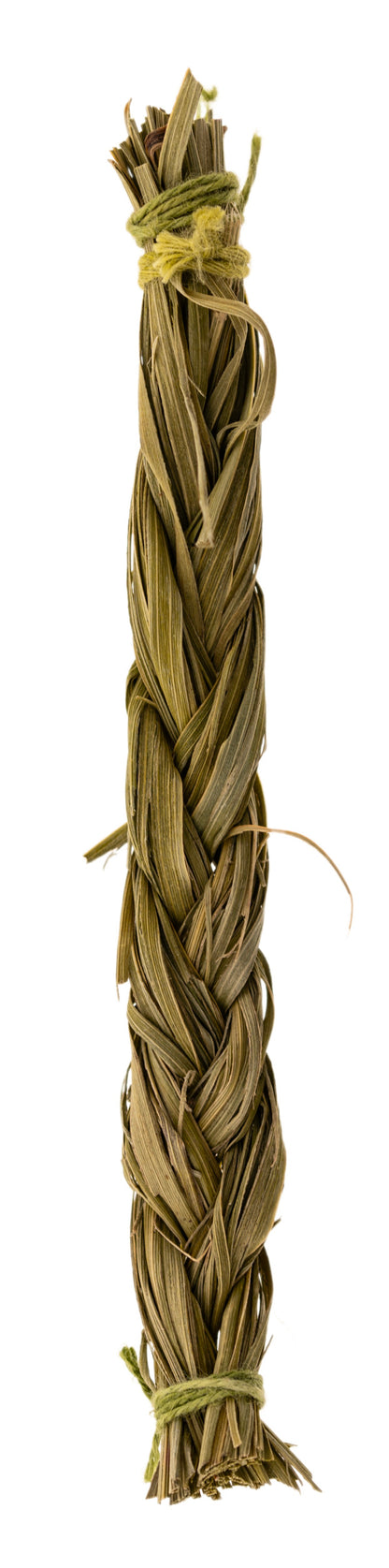 Sweetgrass Räucherzopf 10cm – traditionell geflochtenes Mariengras, süss-vanilliger Duft, reinigend und beruhigend