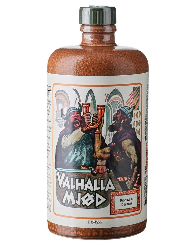 Valhalla Mjød Original 70cl – dänischer Met aus Blütenhonig, portweinähnlich mit Apfel- und Holunderblütennote, 14,5% vol