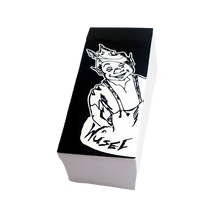 Detailbild Wusel Filtertips gross – Nahaufnahme der Perforation, Papierstruktur und des bedruckten Deckblatts